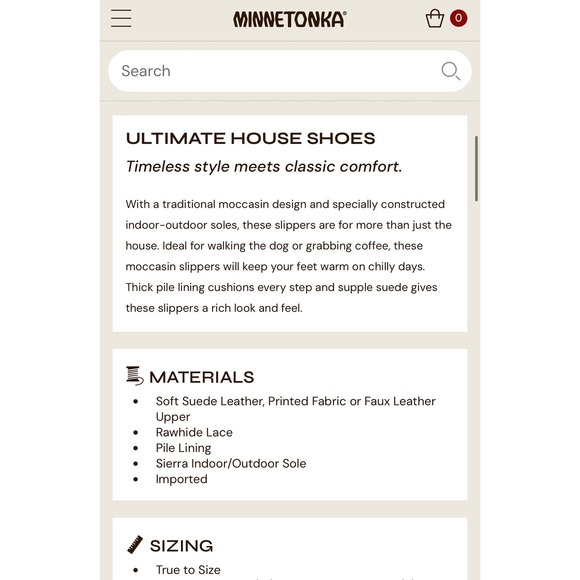 Minnetonka Mens Pile Lined Hardsole Moccasin Slipper Chocolate Brown 3908 Sz 10M - Picture 5 of 12